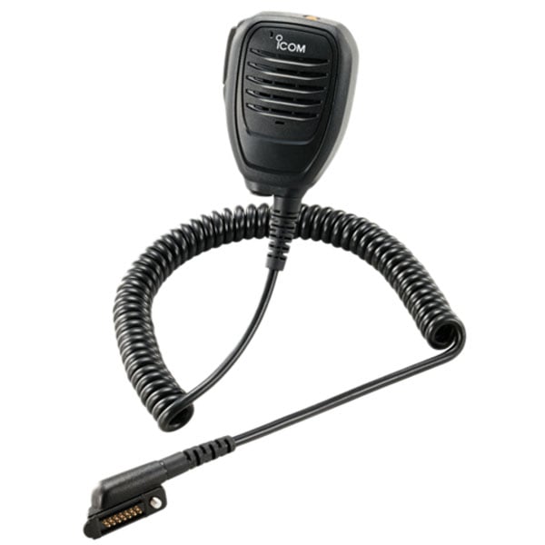 Original Icom HM222H IP68 Waterproof Speaker Microphone W/3.5mm Accessory Jack
