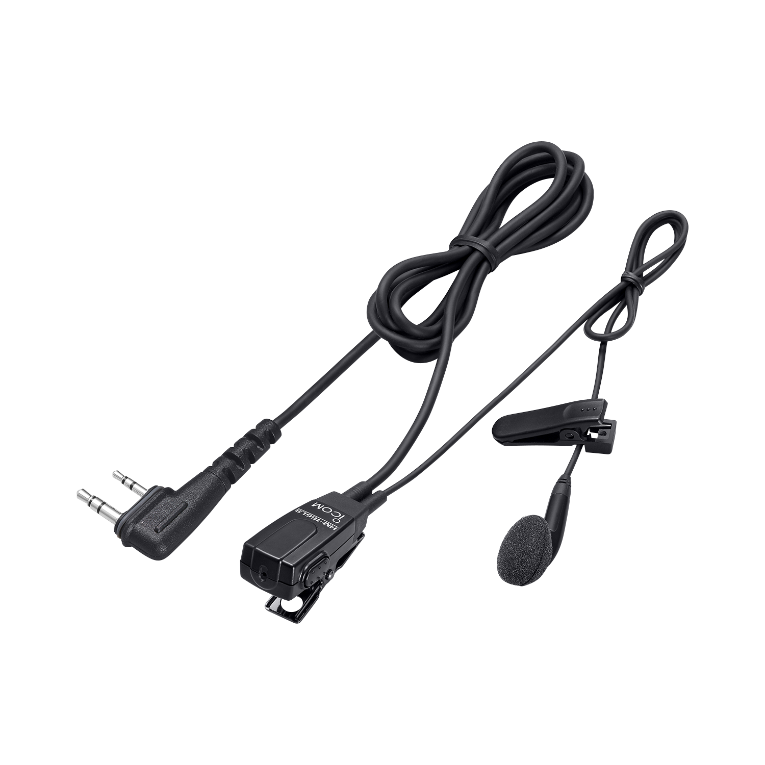 Icom HM166LS Earphone Microphone For F200