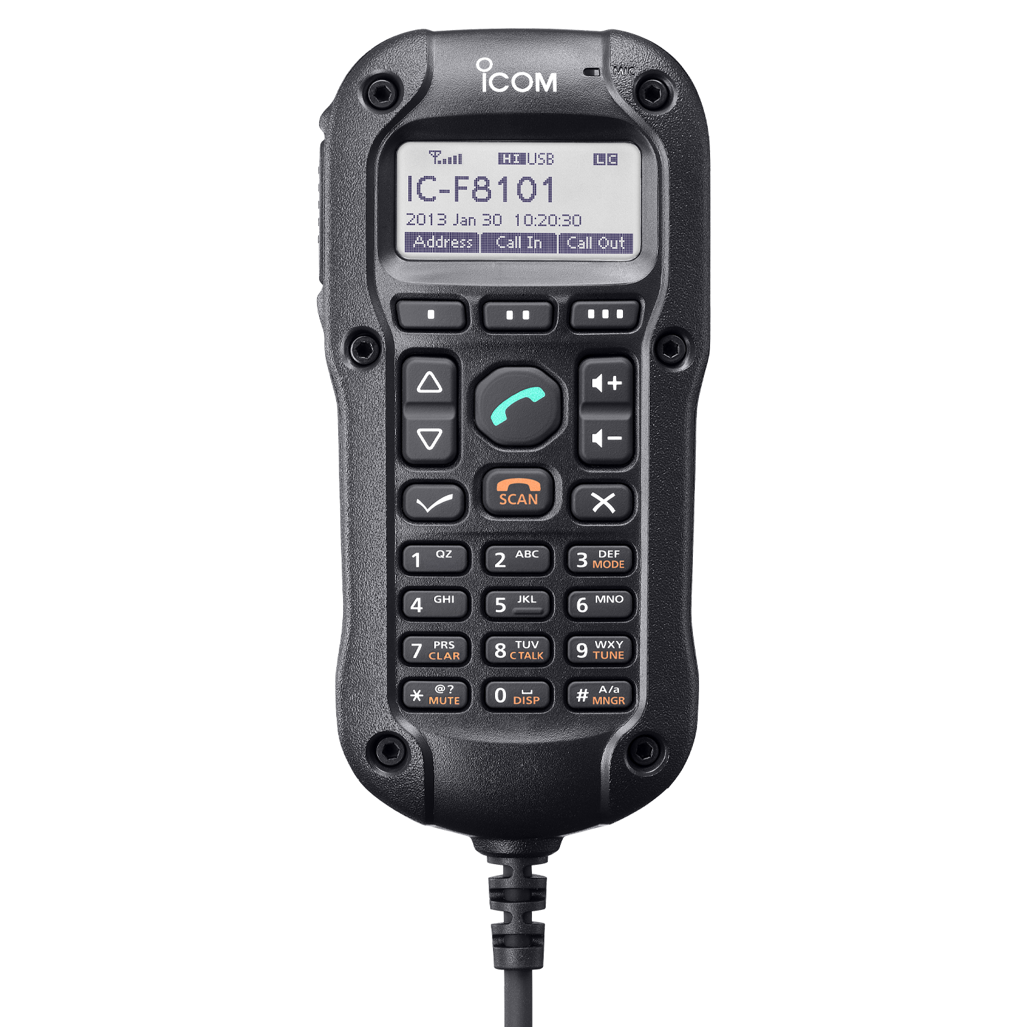 Icom HM192 Remote Control Microphone For F8101