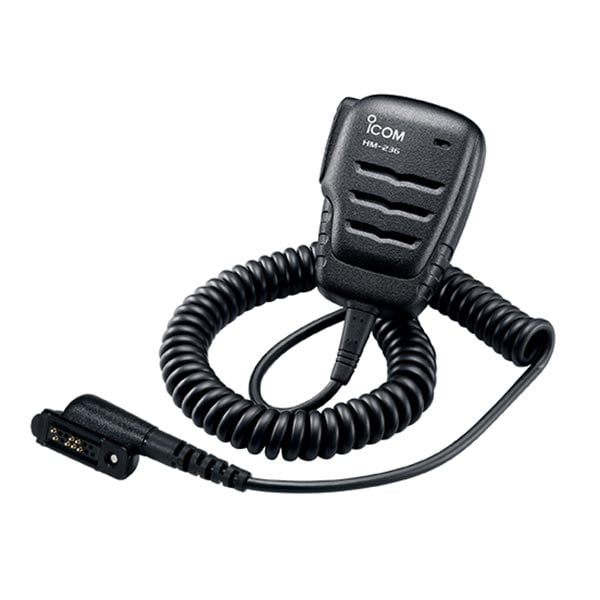 Original Icom HM236 IP67 Waterproof Compact Speaker Mic