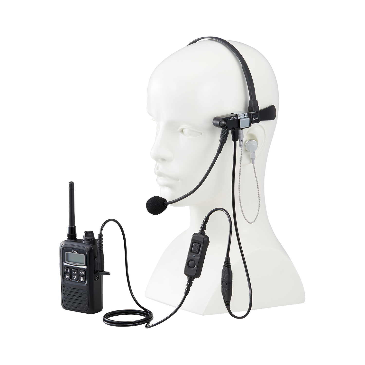 Icom HS102 Over The Head Headset With Earphone