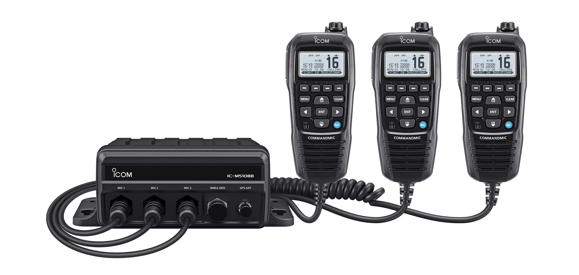 Icom M510BB Black Box VHF Marine Fixed Mount